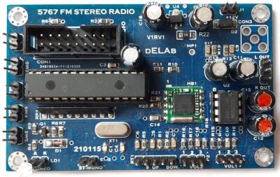 Dijital FM Stereo Radyo Alıcı Kiti - FM2112 - 1