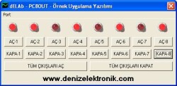 PC8OUT (8 Kanal LPT Çıkış Kartı) - 2